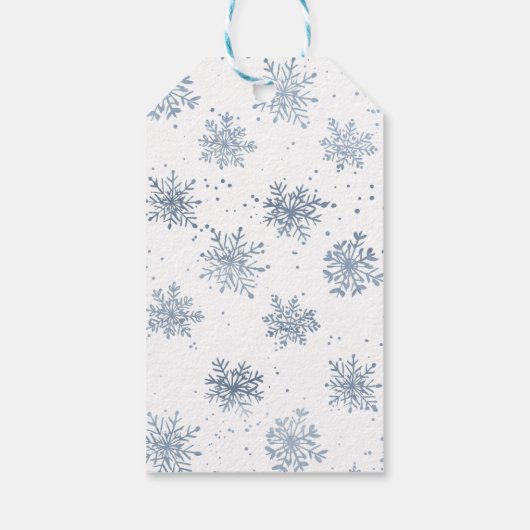 Lassen Sie es schneit | Urlaub Geschenkanhänger (Rückseite)