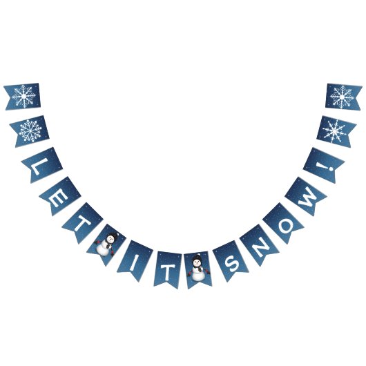 Lassen Sie es schneit Wimpelkette (Alle)