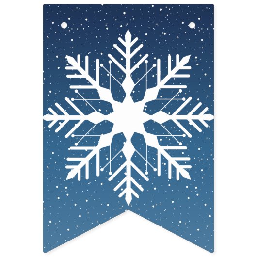 Lassen Sie es schneit Wimpelkette (Erste Fahne)