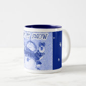 Lassen Sie es schneit Zweifarbige Tasse (VorderseiteRechts)