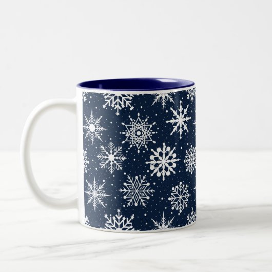 Lassen Sie es schneit Zweifarbige Tasse (Links)
