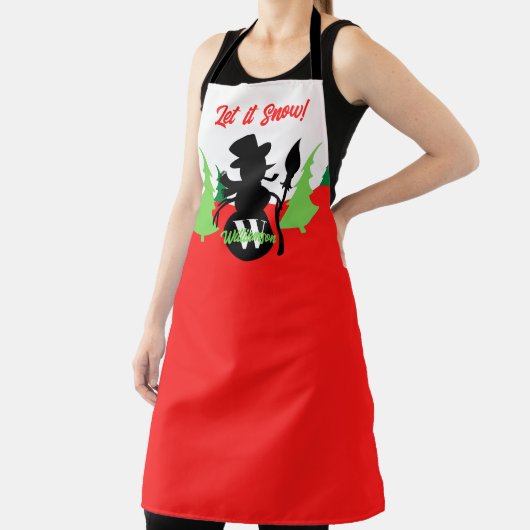 Lassen Sie es Schürze schneien (InSitu)