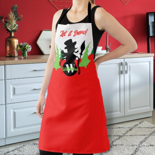Lassen Sie es Schürze schneien