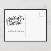 Lassen Sie es Skript mit frohen Weihnachten Modern (Rückseite)