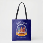 Lassen Sie es Snow Snowglobe Amsterdam Weihnachtsd Tasche (Vorderseite)