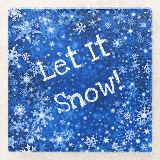 Lassen Sie es Untersetzer aus eigenem Glas schwitz (Vorderseite)