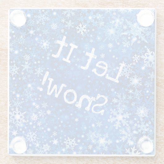 Lassen Sie es Untersetzer aus eigenem Glas schwitz (Rückseite)