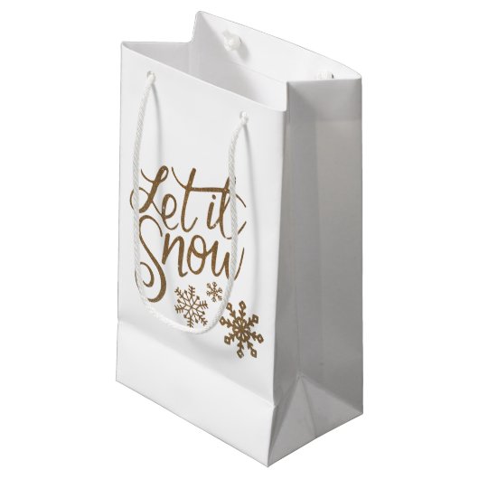Lassen Sie es verschneiden Tasche Kleine Geschenktüte (Vorderseite Schrägansicht)