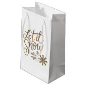 Lassen Sie es verschneiden Tasche Kleine Geschenktüte (Rückseite Schrägansicht)