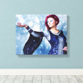 Lassen Sie es verschnürte Canvas drucken Leinwanddruck (Insitu (Holzboden))