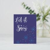 Lassen Sie es Weihnachten Weihnachten Karte (Stehend Vorderseite)