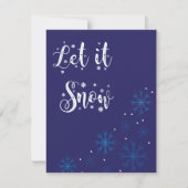 Lassen Sie es Weihnachten Weihnachten Karte (Vorderseite)