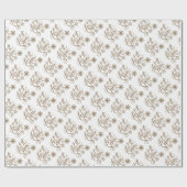 Lassen Sie es Weihnachts-Wrapping Papier Geschenkpapier (Flach)