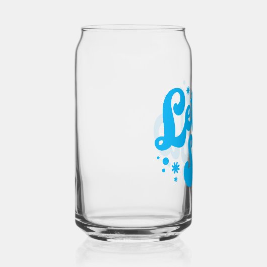 Lassen Sie es Winter-Design erstrahlen Dosenglas (Rechts)