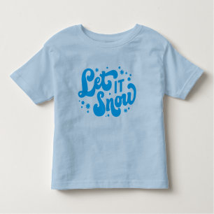 Lassen Sie es Winter-Design erstrahlen Kleinkind T-shirt