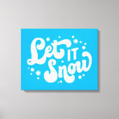 Lassen Sie es Winter-Design erstrahlen Leinwanddruck (Vorderseite)