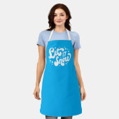 Lassen Sie es Winter-Design erstrahlen Schürze (Getragen)