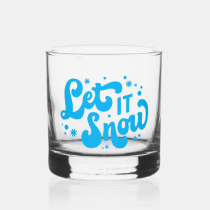 Lassen Sie es Winter-Design erstrahlen Whiskyglas