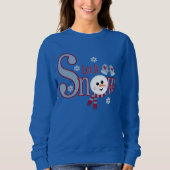 Lassen Sie es Winter Winter Wintersaison Sweshirt Sweatshirt (Vorderseite)
