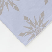 Lassen Sie es Winterschneeflocken schnee Fleecedecke (Ecke)