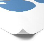 Lassen Sie es Winterurlaub schneien Poster (Ecke)