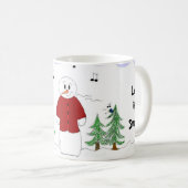 Lassen Sie es zu schneien Kaffeetasse (VorderseiteRechts)