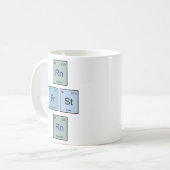 Lassen Sie Forrest Lauf laufen Kaffeetasse (Vorderseite Links)