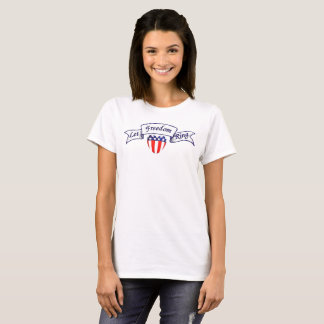 Lassen Sie Freiheits-Ring - Herz von Amerika-T - T-Shirt