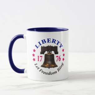 LASSEN SIE FREIHEITS-RING-KAFFEE-TASSE TASSE