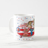 Lassen Sie Freiheitzing-Tasse Kaffeetasse (Vorderseite Links)