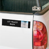 Lassen Sie Friedensregen Autoaufkleber (Auf Lkw)