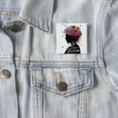 Lassen Sie Gleichheits-Blüte - Knopf Button (Beispiel)