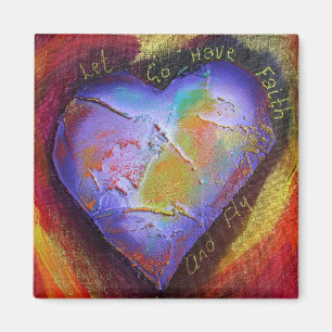 Lassen Sie Go Glauben haben und Magneten fliegen Magnet