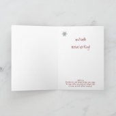 Lassen Sie Himmel u. Natur Feiertagskarte (Innenseite)