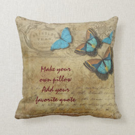 lassen Sie Ihr eigenes | Lieblingsschmetterling Kissen