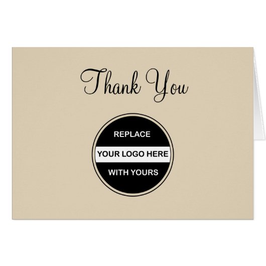 Lassen Sie Ihr eigenes nobles Geschäft Yous danken (Vorderseite (Horizontal))