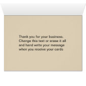 Lassen Sie Ihr eigenes nobles Geschäft Yous danken (Innenansicht Horizontal (Unten))