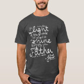 Lassen Sie Ihr helles Bibel-Shirt des Shine-KJV T-Shirt (Vorderseite)