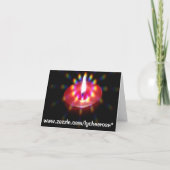 Lassen Sie Ihr helles Shine notecard Karte (Rückseite)