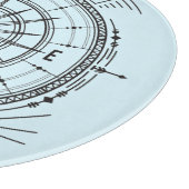 Lassen Sie Ihr Herz Ihr Kompass sein Schneidebrett (Ecke)