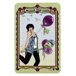 Lassen Sie Ihre Befürchtungen los_A_4x6-Kühlschran Magnet