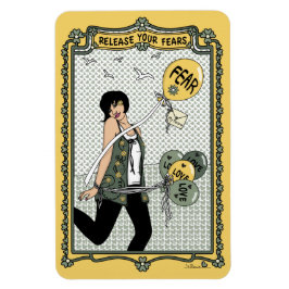 Lassen Sie Ihre Befürchtungen los_C_4x6-Kühlschran Magnet