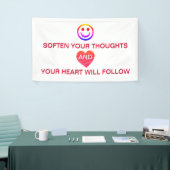 Lassen Sie Ihre Gedanken und Ihr Herz folgen Banner (Messeveranstaltung)