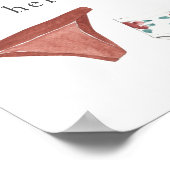 Lassen Sie Ihre Hosen hier Ihre Fingerie-Duschsign Poster (Ecke)