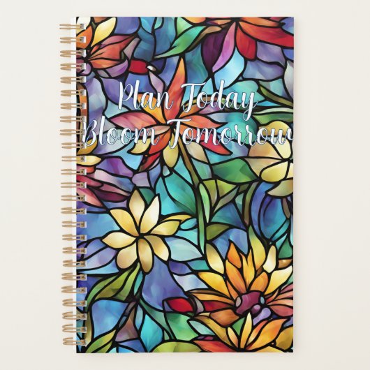Lassen Sie Ihre Ideen blühen Spiralblock Planer (Vorderseite)