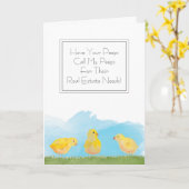 Lassen Sie Ihre Pieps mein Pieps-Marketing rufen Karte (Gelbe Blume)