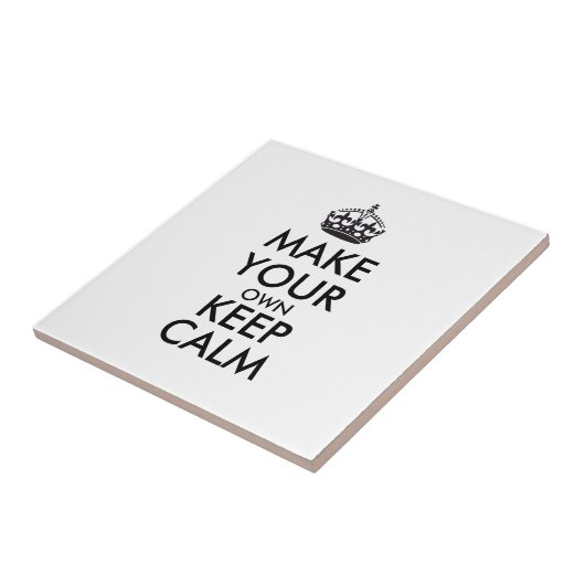 Lassen Sie Ihre Selbst Ruhe behalten - Schwarzes Fliese (Seite)