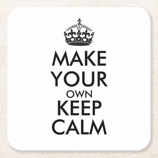 Lassen Sie Ihre Selbst Ruhe behalten - Schwarzes Rechteckiger Pappuntersetzer (Vorderseite)