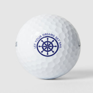 Lassen Sie Ihre Träume in den Ruhestand segeln Golfball