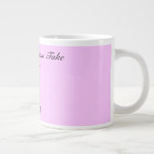 Lassen Sie Ihre Träume Jumbo-Tasse (Rechts)